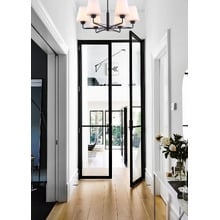 Abbey Iron & Glass 6 Light Pendant